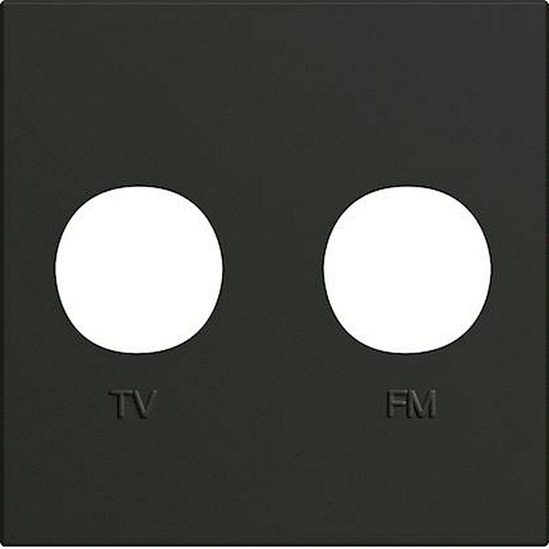 Enjoliveur prise TV+FM gallery 2 modules night