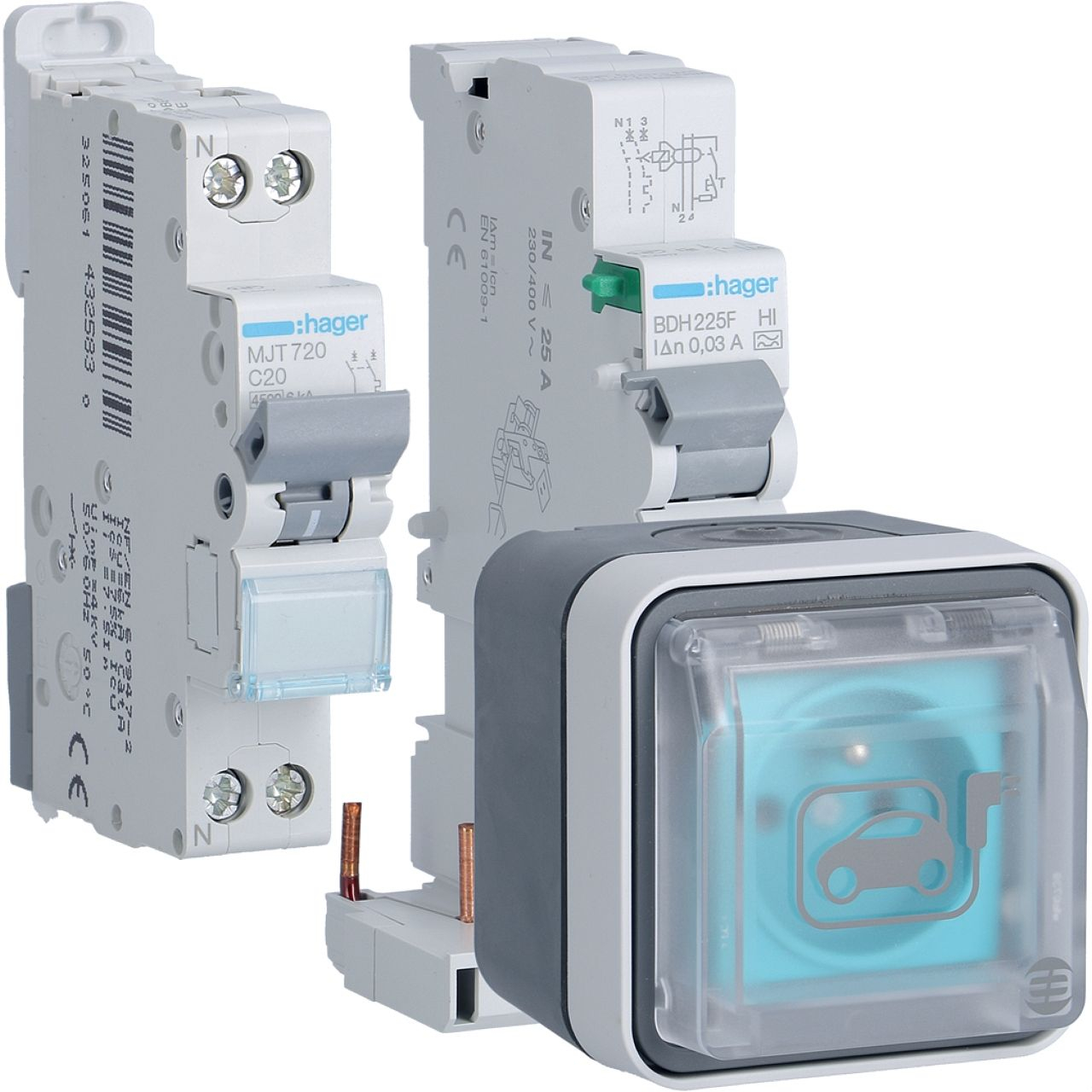 Witty IP55 3KW 2P+T M2 + protection différentielle