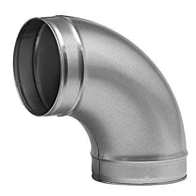 Coude 90° Galva D355 - COUD90GALD355 ECONONAME - COUD90GALD355 