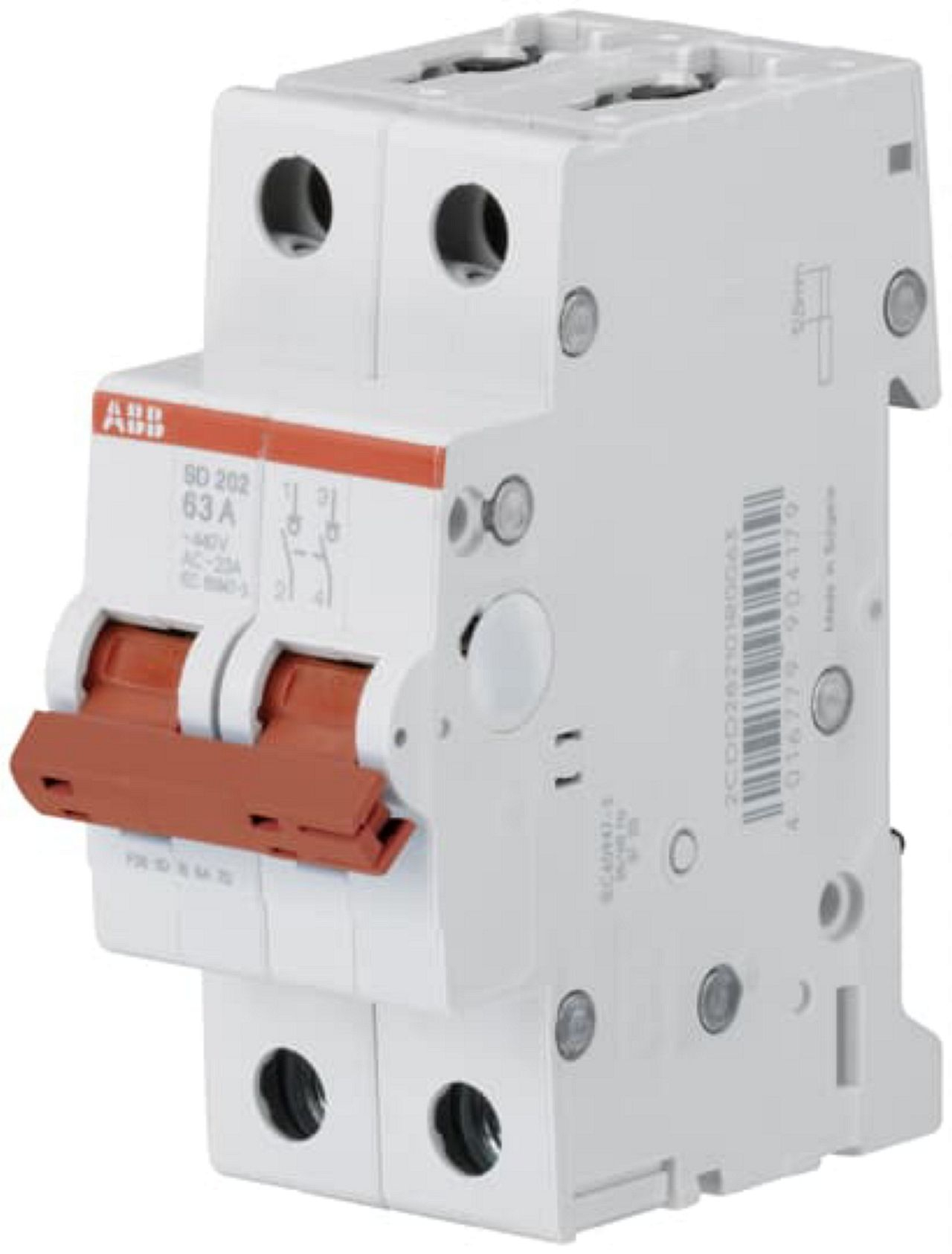 Interrupteur (Sd200) 2 pôles 50A