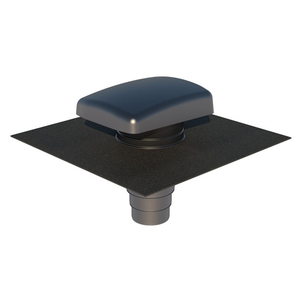 Sortie de toiture anthracite avec multidiam - Ubiflu 2 UBBINK - 15380304 