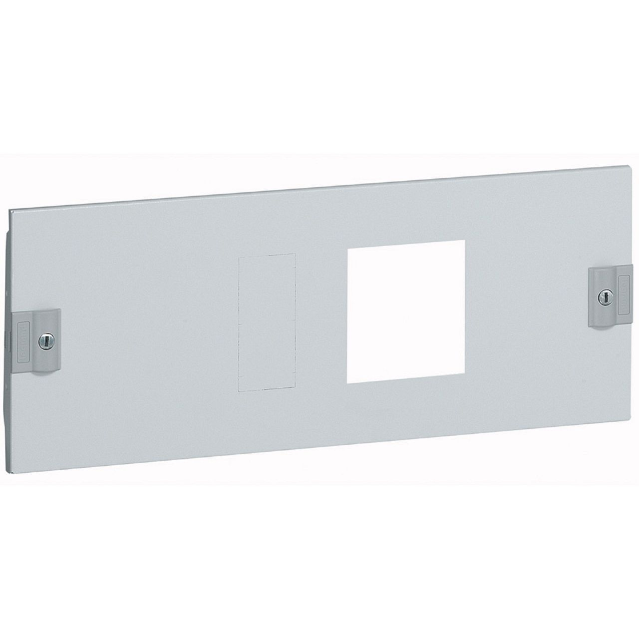 Plastron métal 1/4 tour pour DPX250 - position horiz dans XL³400 - haut.200mm