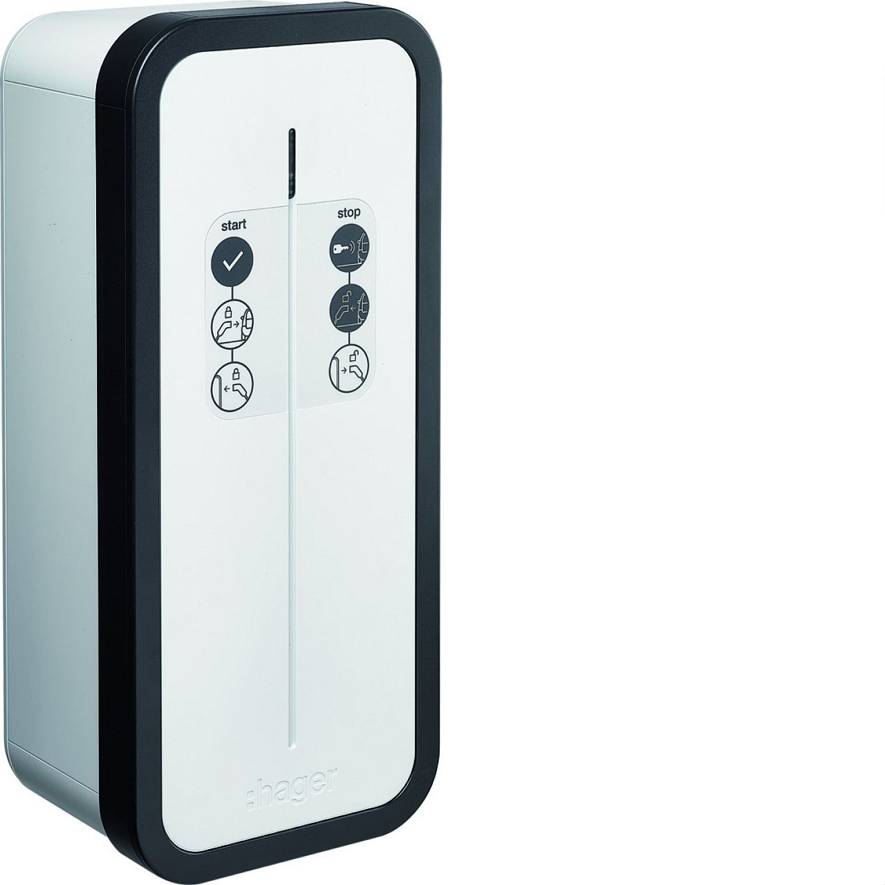 Witty borne de charge IP55 1x22kW 3P T2 avec clé