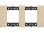 Plaque de finition Living Now Collection Les Blancs 2x2 modules finition Or-BTKA4802M2ZW-8005543654552-BTICINO